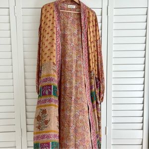 Kantha Bae Crepe Silk Duster